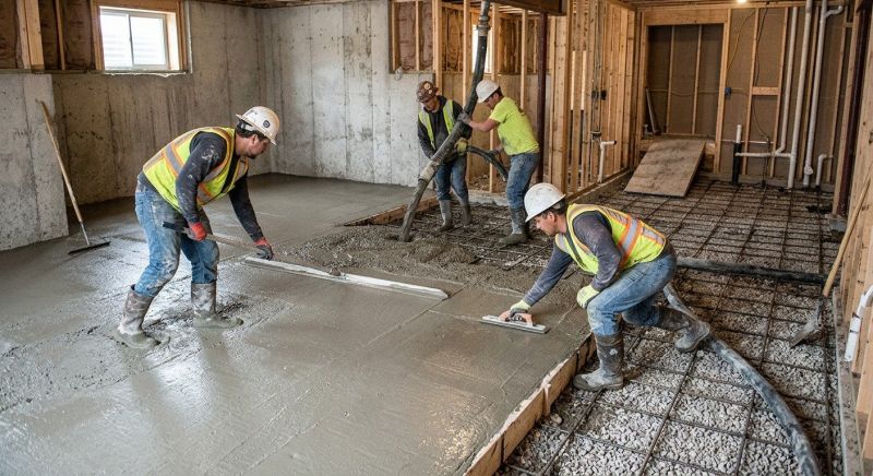 Basement Concrete Installation in Kitsap County, WA
