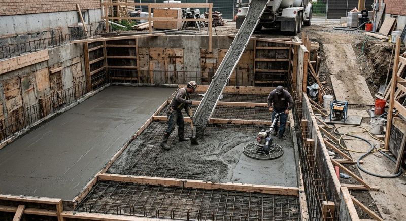 Basement Concrete Pouring in Kitsap County, WA