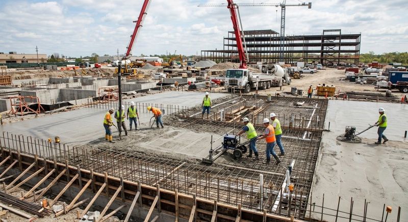 Commercial Slab Construction in Bremerton, WA