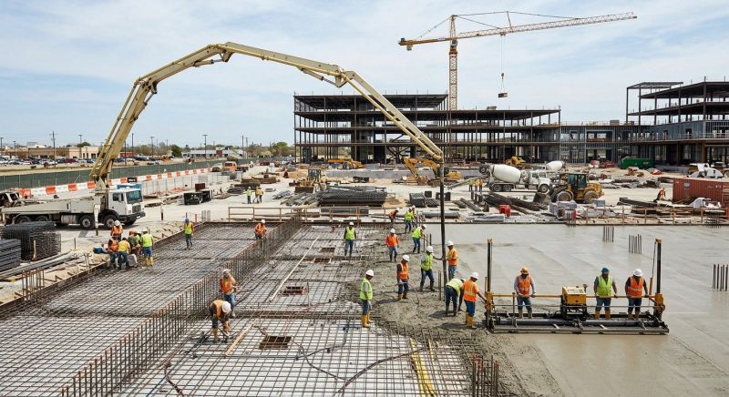 Commercial Slab Construction in Port Gamble, WA