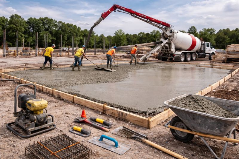 Commercial Slab Construction in Silverdale, WA