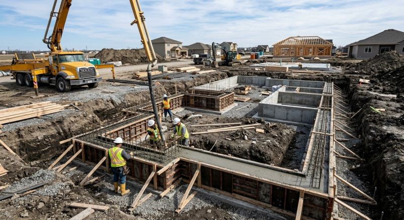 Concrete Foundation Installation in Bremerton, WA