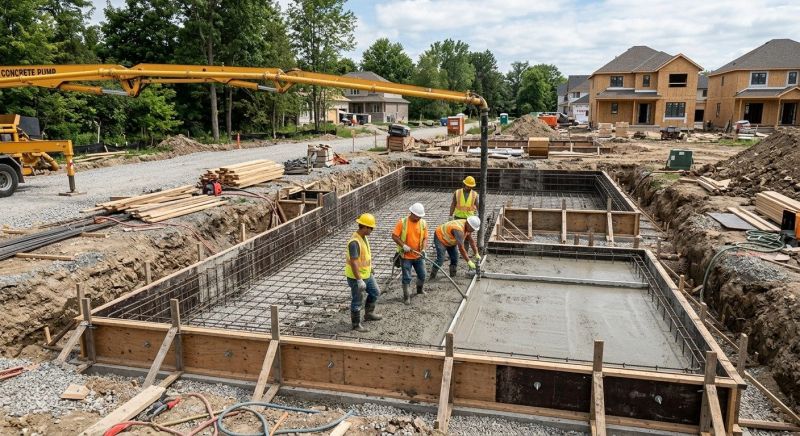 Concrete Foundation Installation in Union, WA