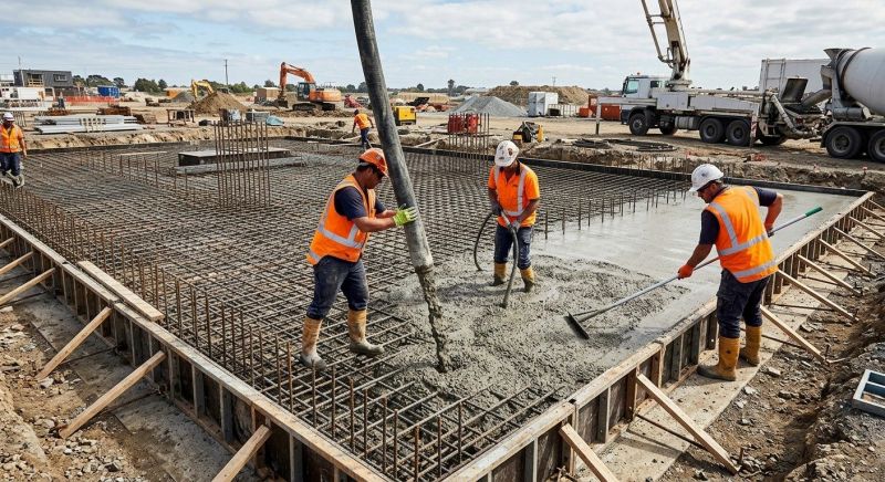 Foundation Wall Pouring in Fox Island, WA