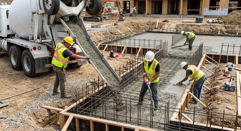Foundation Wall Pouring in Port Orchard, WA