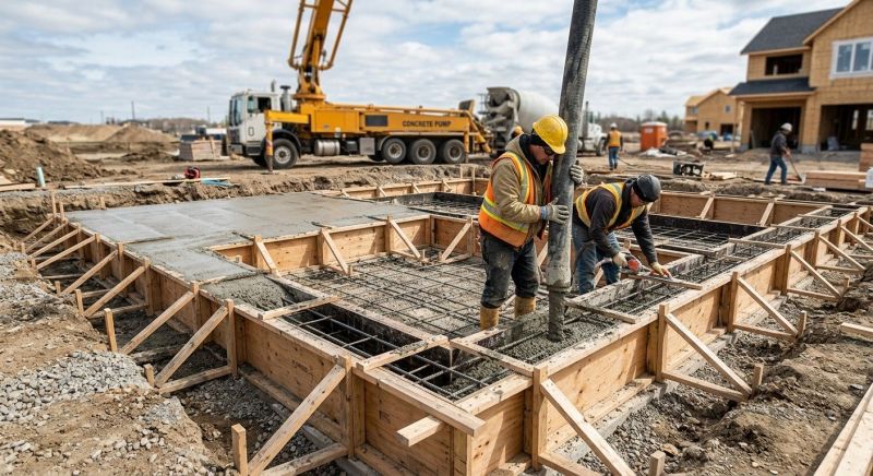 Poured Foundation Installation in Kitsap County, WA